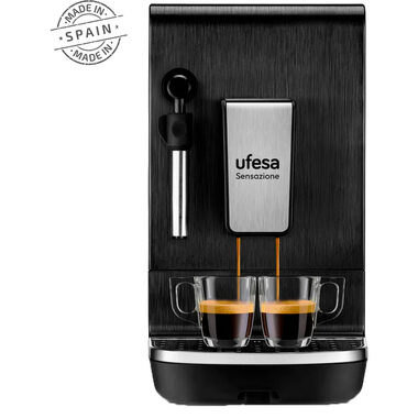 Ufesa Sensazione nerez / Automatický kávovar / 1550W / 20 bar / 1.4l