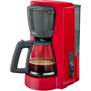 Bosch TKA2M114 červená / Kávovar na překapávanou kávu / 1200W / 1.25 l
