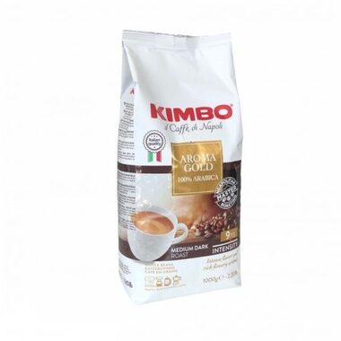 Kimbo Aroma Gold 1kg / Zrnková káva / 100% Arabica 