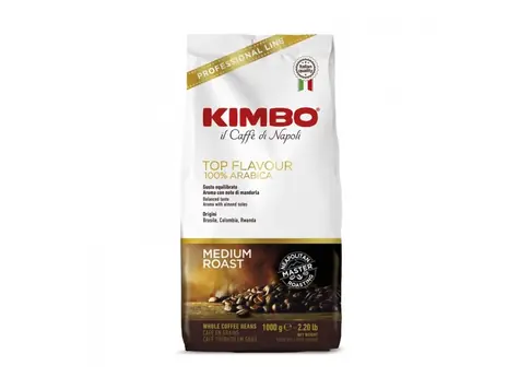 Kimbo Top Flavour 1ks / Zrnková káva / 100% Arabica  / doprodej