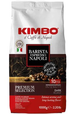 Kimbo Espresso Napoletano 1kg / Zrnková káva / 80% Arabica & 20% Robusta
