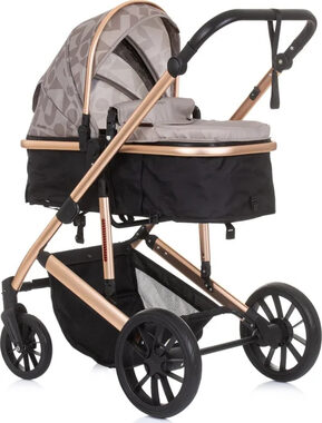 Rozbaleno -  CHIPOLINO Kočárek kombinovaný Enigma 2v1 Sand / děti s hmotností do 22 kg / rozbaleno