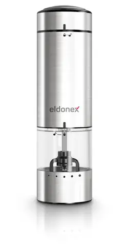ELDONEX PepperSpin stříbrný / elektrický mlýnek na sůl a pepř