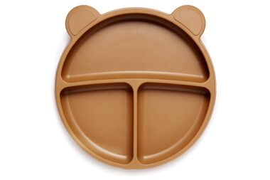 Kidnort Retter Silikonová dělená miska kulatá tmavá