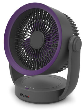 ELDONEX CoolWind šedá / Stolní ventilátor / 9W / USB-C / 12.5 cm 
