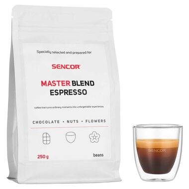 Master Blend Espresso 250g / Zrnková káva / 80% Arabica & 20% Robusta