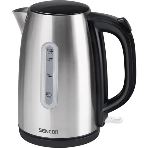 SENCOR SWK 1720BK stříbrná / Rychlovarná konvice / 2200W / 1.7L