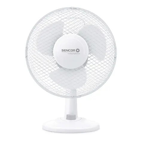 SENCOR SFE 2327WH bílá / stolní ventilátor / 30W / 2 rychlosti / průměr: 23 cm