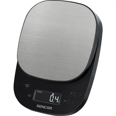 SENCOR SKS 0804BK černá / Digitální baristická váha / max. 2kg / dotyk. tlačítka
