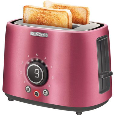 SENCOR STS 6054RD červená / Topinkovač / 1000W / 2 sloty