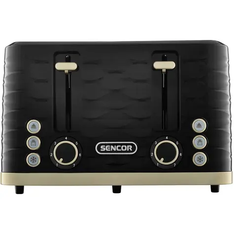 SENCOR STS 7551BK černá / Topinkovač / 1600 W / 4 sloty 