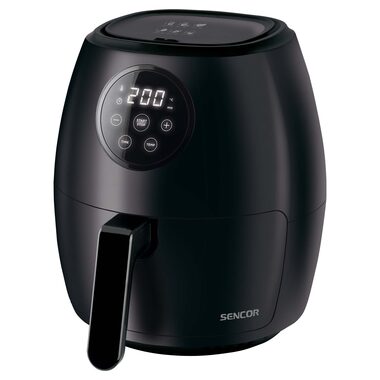 SENCOR SFR 5030BK černá / Horkovzdušná fritéza / 1300W / 3.5L / 60 - 200°C