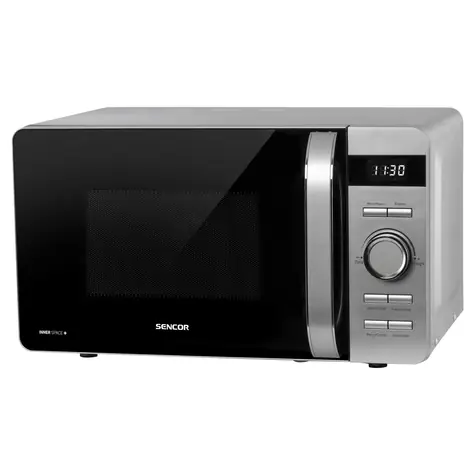 SENCOR SMW 5217SL stříbrná / mikrovlnná trouba / 800W / 17L