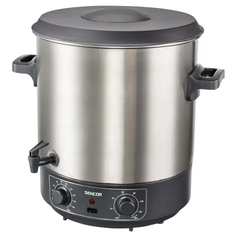 SENCOR SPP 2200SS stříbrná / Zavařovací hrnec / 27 L / 1800W