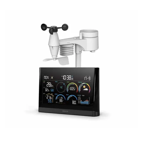 SENCOR SWS 11000 meteostanice černá / barevný LCD / bezdrátové čidlo