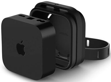Spigen Silicone Fit držák pro Apple TV 4K 3. generace (2022) černá