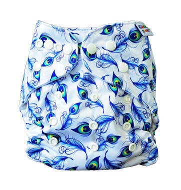 GaGa's Látková plena AIO Paví peří