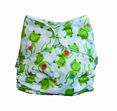 GaGa's Látková plena AIO Žabky