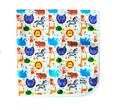 GaGa's Přebalovací podložka Zoo minky