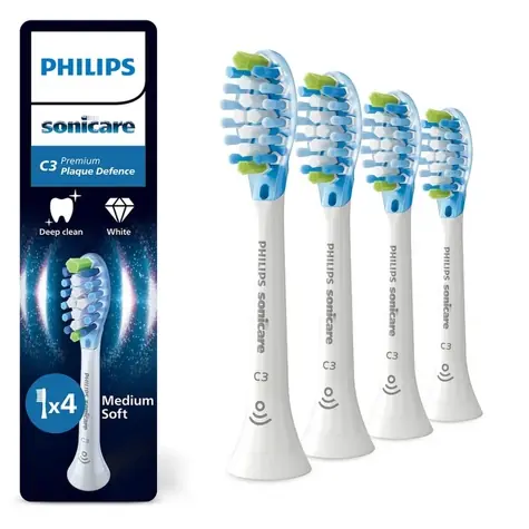 Philips Sonicare Premium Plaque Defence HX9044/87 / náhradní hlavice / 4 ks