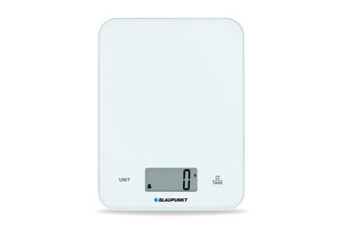 BLAUPUNKT FKS401 bílá / kuchyňská váha / přesnost na 1g / maximální nosnost 10 kg / 3x AAA