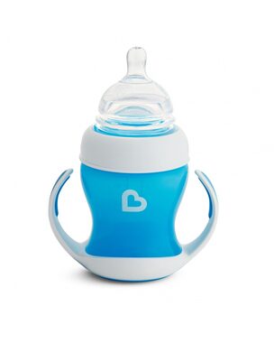 Munchkin - Hrneček pro první doušky 118 ml - modrá / od 4 měsíců