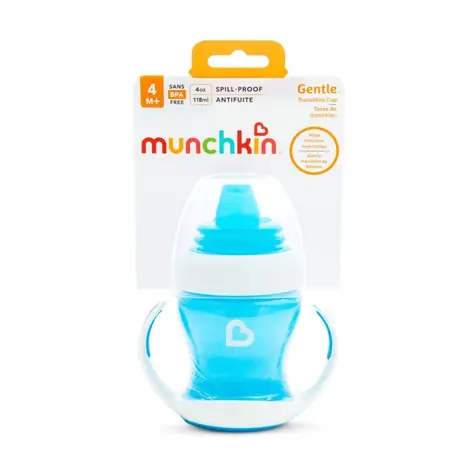 Munchkin - Hrneček pro první doušky 118 ml - modrá / od 4 měsíců