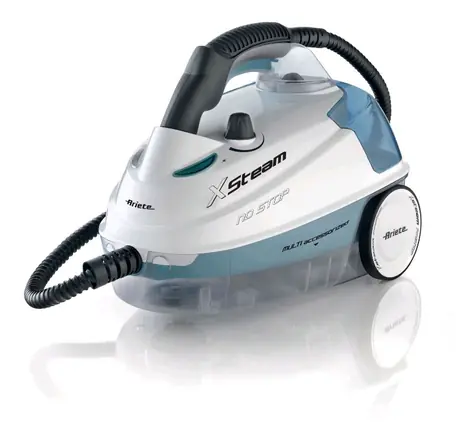 Zánovní - Ariete 4147 modrá / Parní čistič / 1500 W / 1.1 l / regulace páry / 6 m / zánovní