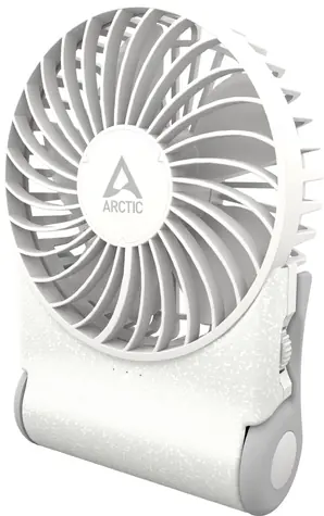 ARCTIC Summair 2Go bílá / Výkonný ruční ventilátor / 5000 mAh / až 77 hodin / USB-C