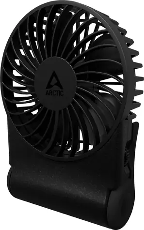 ARCTIC Summair 2Go černá / Výkonný ruční ventilátor / 5000 mAh / až 77 hodin / USB-C