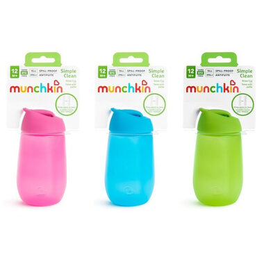 Munchkin Simple Clean lahvička s brčkem, 296ml, 12+, více barev