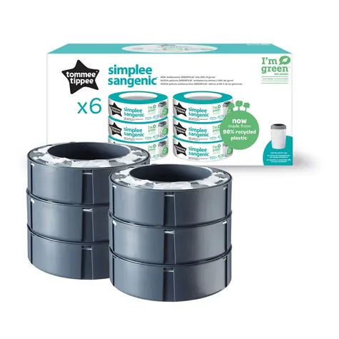 Tommee Tippee Simplee Náhradní Kazety, 6 ks