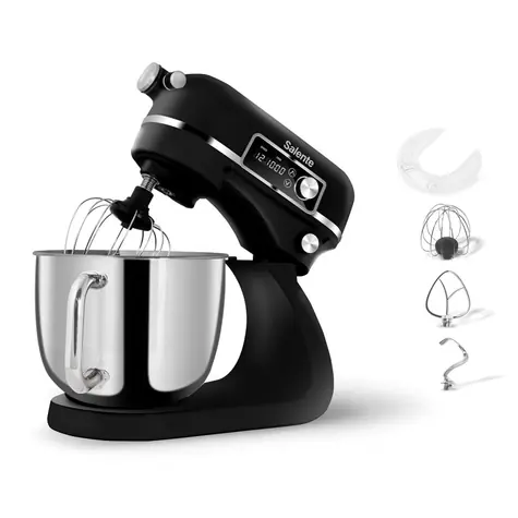 Salente DigiChef2 černá / kuchyňský robot / 6 l / 1200W / celokovový / digitální displej 