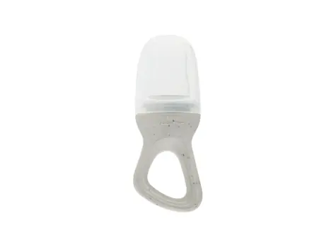 KikkaBoo Krmici kousátko Platinum Silicone Sand / od 6 měsíců