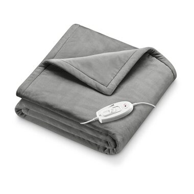 Beurer SHD 72 šedá / vyhřívací deka / 110W / 6 teplot / 180 x 130 cm