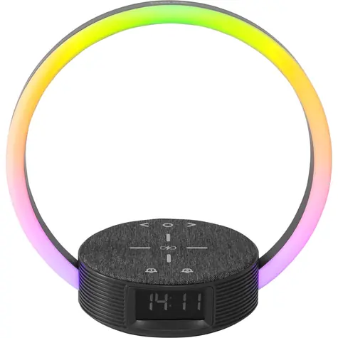 Beurer WL 65 černá / digitální budík / LCD / bezdrátová nabíječka Qi / 10W 