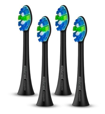 ELDONEX SonicPro STANDARD náhradní hlavy kartáčku černá