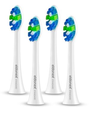 ELDONEX SonicPro STANDARD náhradní hlavy kartáčku bílá