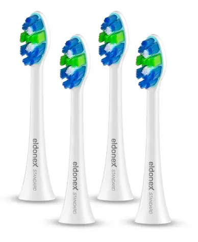 ELDONEX SonicPro STANDARD náhradní hlavy kartáčku bílá