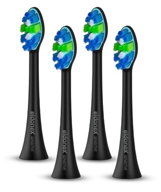 ELDONEX SonicPro SENSITIVE náhradní hlavy kartáčku černá