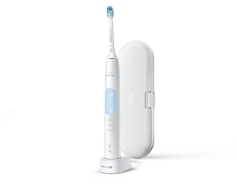Zánovní - Philips Sonicare ProtectiveClean 5100 HX6859-29 bílá / Elektrický zubní kartáček / 62.000 pulsů za min. / zánovní