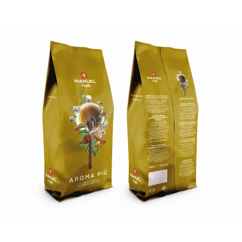 Manuel Caffé AROMA PIU 1 kg / Zrnková káva / 40% Arabica & 60% Robusta