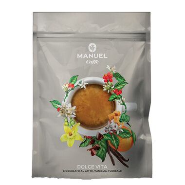 Manuel Caffé Dolce Vita 500 g / Zrnková káva / 90% Arabica & 10% Robusta
