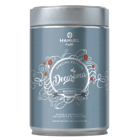Manuel Caffé DECAROMA 250 g / Mletá káva / 60% Arabica & 40% Robusta