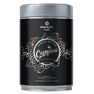 Manuel Caffé CAPRICCIO 250 g / Zrnková káva / 70% Arabica & 30% Robusta