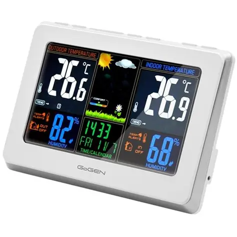 GoGEN ME 3257 bílá / meteorologická stanice