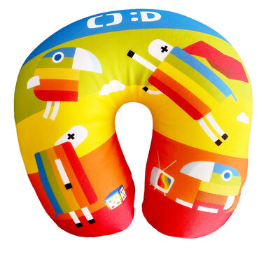 Mac Toys dětský záhlavník Déčko červená / od 3 let