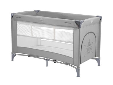 KikkaBoo Postýlka cestovní So Gifted Grey / od narození / do 15kg