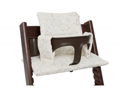 Jollein Sedací podložka do rostoucí židličky Elephant Tales