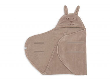 Jollein Zavinovačka králíček Cloudy Rib Milky Coffee / od 0 měsíců (0-13 kg)